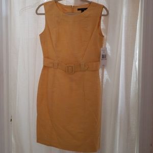 Sunflower yellow belted cotton dress. Never worn 6